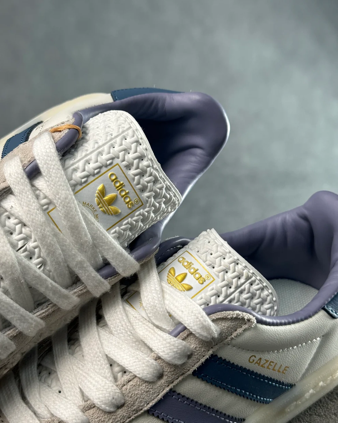 Adidas Gazelle Indoor "White Navy" - Imagen 2