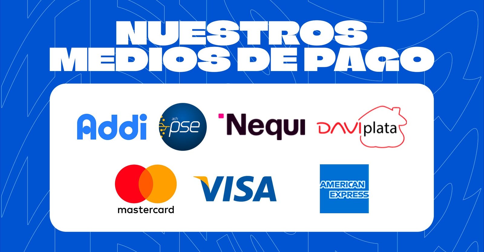 Teiser co | Medios de pago
